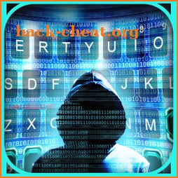 Hacker Matrix Keyboard Background icon