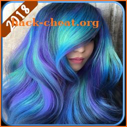 Hair color, hairstyle, hair coloring, balage icon