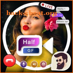 Half Girlfriend Live Video Call Random Chat icon