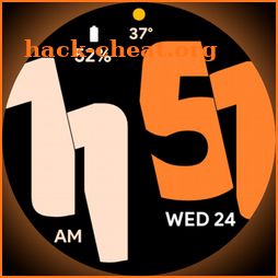 Half Numbers - Watch face icon