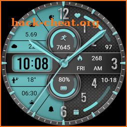 Half Screen Blue ZKin Watch icon