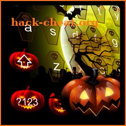Halloween Bat Pumpkin Keyboard icon
