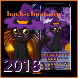 Halloween Black Cat Keyboard icon
