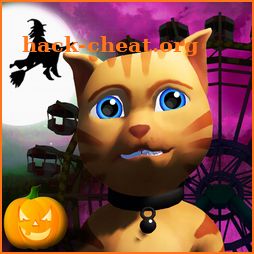 Halloween Cat Theme Park 3D icon