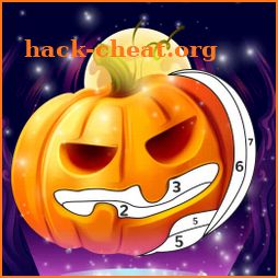 Halloween Coloring Book - Color by Number Game icon