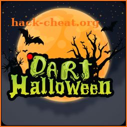 Halloween dart wheel icon