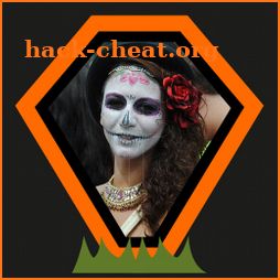 Halloween makeup editor icon