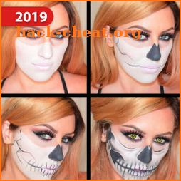Halloween Makeup ideas step by step icon