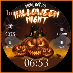 Halloween Night Animated Face icon