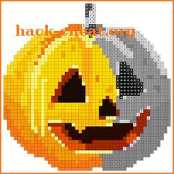 Halloween Sandbox Number Coloring- Color By Number icon