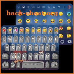 Halloween Tombstone Emoji Gif Keyboard wallpaper icon