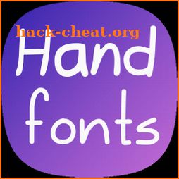 Hand Fonts for FlipFont - with Fonts Resizer icon