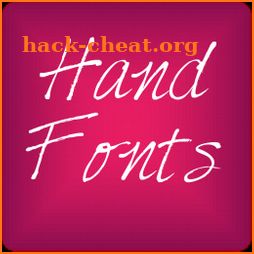 Hand3 fonts for FlipFont® free icon