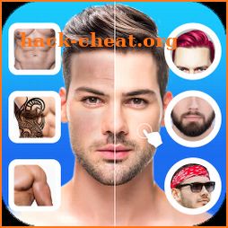 Handsome : Men Photo Editor, New Hairstyle for Men icon