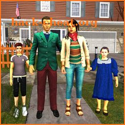 Handsome Virtual dad: Father Simulator Family life icon