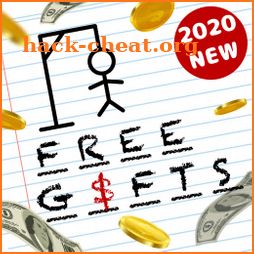 Hangman free gifts: word game with free giveaways icon