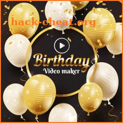 Happy Birthday Video Maker Video Editor with Music icon
