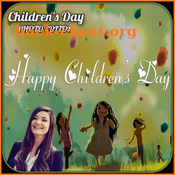 Happy Children's Day Photo Editor icon