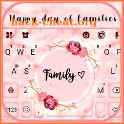 Happy Day of Families Keyboard Theme icon