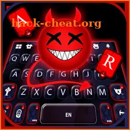 Happy Devil Emoji Keyboard Background icon