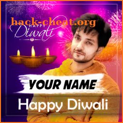 Happy Diwali Name DP Maker icon