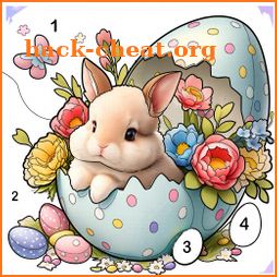 Happy Easter Coloring Games icon
