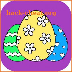 Happy Easter coloring pages icon