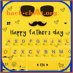 Happy Fathers Day Keyboard Background icon