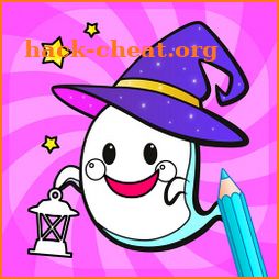 Happy Ghost - Halloween Coloring Book icon