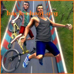 Happy Guts Glory Wheels - BMX Obstacle Course Game icon