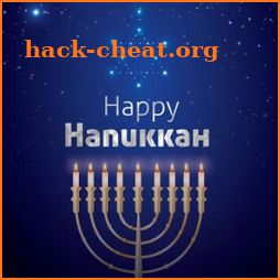 Happy hanukkah greetings icon