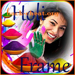 Happy Holi Photo frame icon