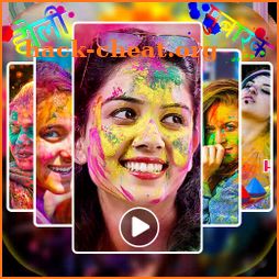 Happy Holi Video Maker icon