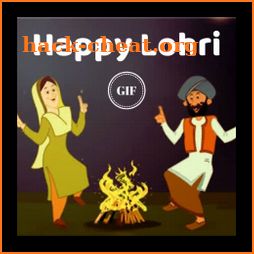 Happy Lohri Gif icon