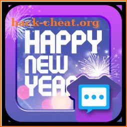 Happy New year 2019 skin 1 for Handcent Next SMS icon