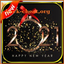 Happy new year 2021 Greeting Wishes icon
