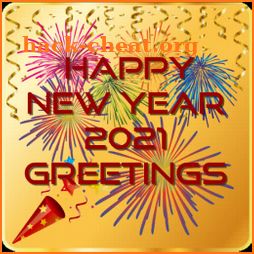 Happy New Year 2021 Greetings icon