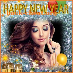 Happy New Year  2021 Photo Frames With Stickers icon