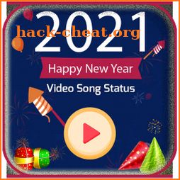 Happy New Year 2021 Video Status icon