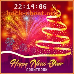 Happy New Year Clock 🌟 Countdown Wallpaper App icon