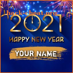Happy New Year Name Dp Maker 2021 icon