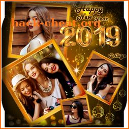 Happy New Year Photo Collage 2019 icon