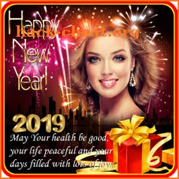 Happy New Year Photo Frame 2019 New Year Greetings icon