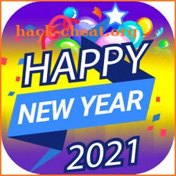 Happy New Year Stickers 2021 icon