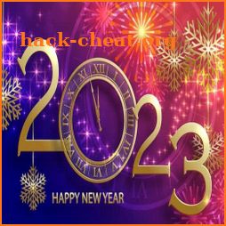 happy new year wishes 2023 icon