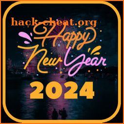 happy new year wishes 2024 icon