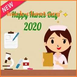 happy nurses day 2020 icon