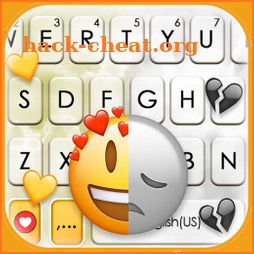 Happy Sad Emoji Keyboard Background icon