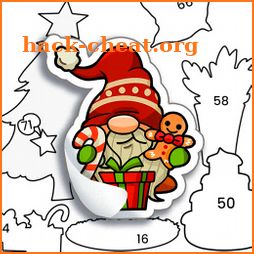 Happy Sticker: Color By Number icon