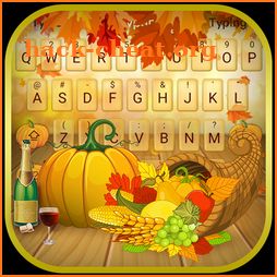Happy Thanks giving Pumpkin Autumn Keyboard Theme icon